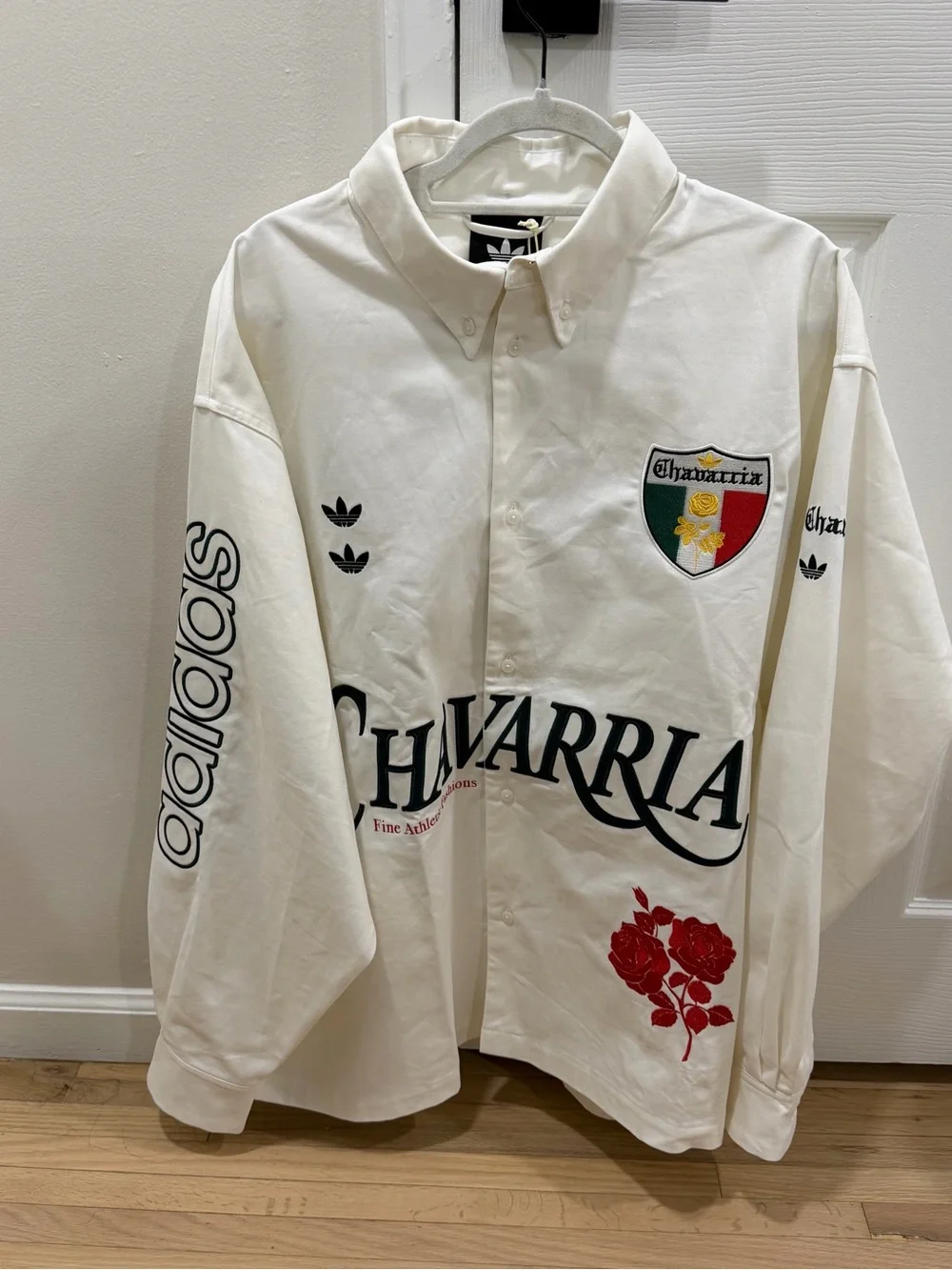 Adidas x Willy Chavarria Button Up Shirt Men Size L